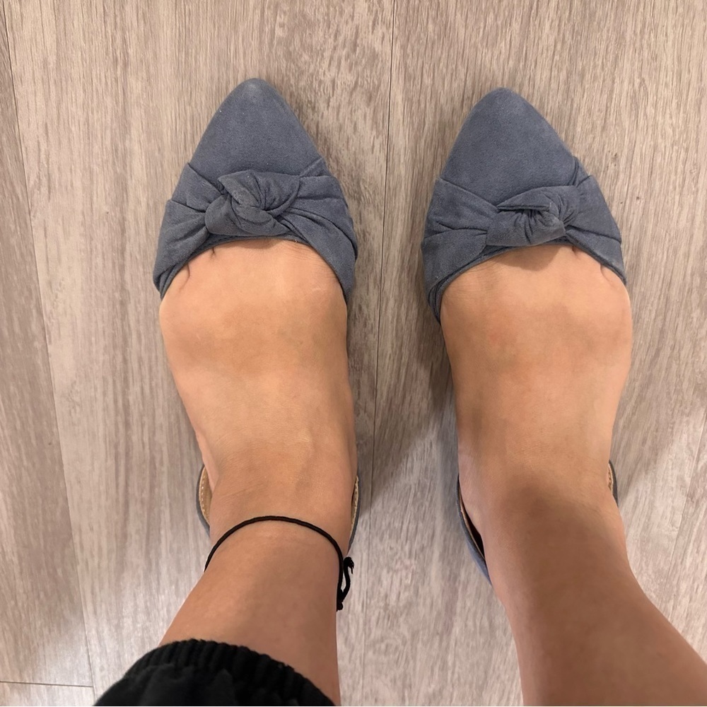 Charlotte Russe Blue Flats in Size 8 - Picture 8 of 9